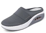 Mesh Thick Bottom Baotou Slope Heel Slippers GYUX-14