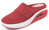 Mesh Thick Bottom Baotou Slope Heel Slippers GYUX-14