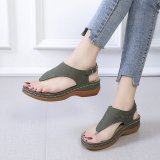 Slope Heel Casual Clip Toe Flip Flops GYUX-039