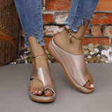 Slope Heel Over Toe Sandal GYUX-6188