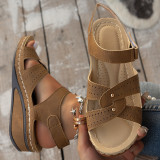 Fish Mouth Open Toe Non-Slip One Buckle Sandals GYUX-F21