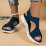 Open Toe Flyweave Sport Roman Sandals GYUX-5775