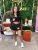 Long Sleeve Slim Two Piece Skirts Set (With Safety Pants) CH-24100
