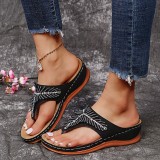 Thick Bottom Slope Heel Casual Beach Outwear Sandals GYUX-12314