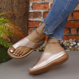 Slope Heel Over Toe Sandal GYUX-6188
