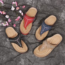 Thick Bottom Slope Heel Casual Beach Outwear Sandals GYUX-12314