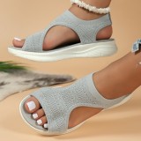Open Toe Flyweave Sport Roman Sandals GYUX-5775