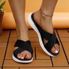 Hollow Out Thick Bottom Slippers GYUX-34571