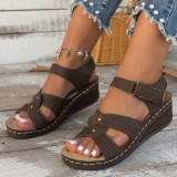 Fish Mouth Open Toe Non-Slip One Buckle Sandals GYUX-F21