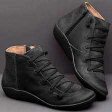 Solid Color Martin Boots Casual Short Boots GYUX-4142