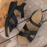 Fish Mouth Open Toe Non-Slip One Buckle Sandals GYUX-F21