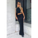 Solid Color Sleeveless Half Body Skirt Two Piece Set ASL-6712