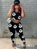 Floral Print Fashion Tank Top Pants Set GBGF-5019