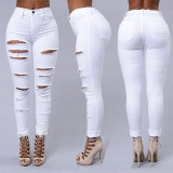 Summer Denim Skinny Pencil Nine Minute Pants GZHY-M253
