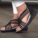 Sports Woven Fish Mouth Roman Sandals GYUX-4124