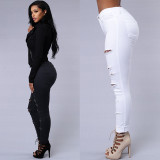 Summer Denim Skinny Pencil Nine Minute Pants GZHY-M253