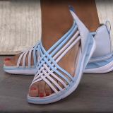 Sports Woven Fish Mouth Roman Sandals GYUX-4124