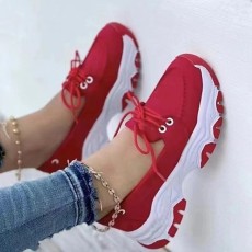 Casual Thick Bottom Lace-up Single Shoes GYUX-152