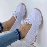 Casual Thick Bottom Lace-up Single Shoes GYUX-152