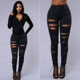 Summer Denim Skinny Pencil Nine Minute Pants GZHY-M253