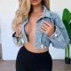 Long Sleeve Denim Short Coat GZHY-ZT60832