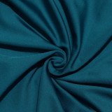 Plus Size Solid Color V-Neck Sexy Long Dress HNIF-T025