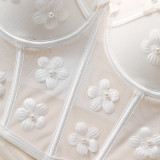 Erotic Lingerie Sexy Floral Sing Top(Can Be Worn Outside) GLSA-1998