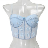 Erotic Lingerie Sexy Floral Sing Top(Can Be Worn Outside) GLSA-1998