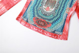Fashion Print Long Sleeve Pullover GZJQ-K22L20304