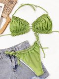 Sexy Tie Up Low-waisted Bikini Two Piece Swimsuit CSYZ-588W