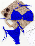 Sexy Tie Up Low-waisted Bikini Two Piece Swimsuit CSYZ-588W