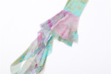 Sexy Print Tie Up Tassel Skirt Three Piece Skirts Set GZJQ-K23S33256