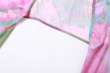 Sexy Print Tie Up Tassel Skirt Three Piece Skirts Set GZJQ-K23S33256