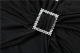 Sleeveless Deep V Neck Backless Mini Dress GZJQ-K23D27048