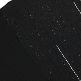 Hot Drill Slash Shoulder High Split Evening Dress CYA-901195