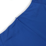 Solid Color One Neck Two Piece Shorts Set CYA-901193
