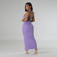 Solid Color Bandage Waist Two Piece Skirts Set CYA-901215