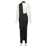 Sleeveless Halter Backless Slim Maxi Dress GZJQ-K23D28789