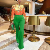 Casual Loose Solid Wide Leg Pants GHYX-027