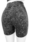 Short Sleeve Slim Tops Shorts 2 Piece Set CH-24025