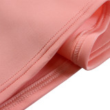 Slant Neck Pleated Sleeveless Party Dress GMLF-3200