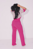 Patchwork Contrast Color Two Piece Pants Set SFY-2773