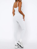 Solid Color Sling Tight Jumpsuit MZ-2858