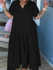 Fashion Casual Solid Maxi Dress SFY-440