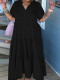 Fashion Casual Solid Maxi Dress SFY-440