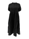 Fashion Casual Solid Maxi Dress SFY-440