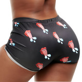 Casual Tight Print Short SFY-2772