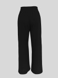 Casual Sport Solid Patchwork Straight Pant MIL-T119