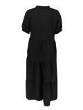 Fashion Casual Solid Maxi Dress SFY-440