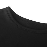 Solid Color Short Sleeve Casual T Shirt MZ-2852